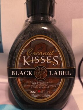 Ed Hardy, Coconut Kisses, Black Label, Golden Tan Lotion -13.5 oz- New